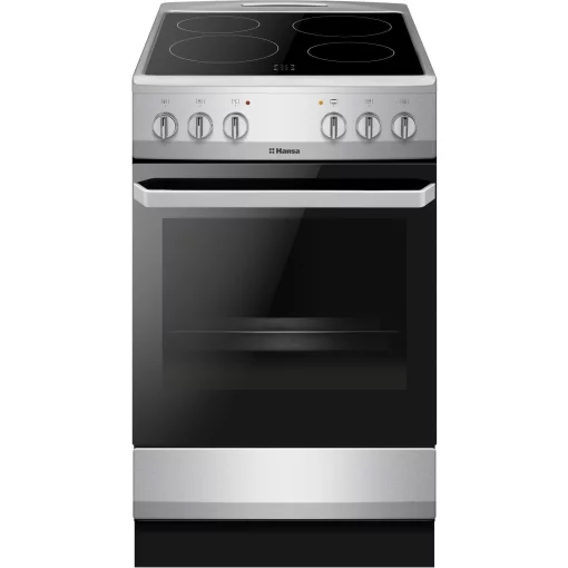 Плита Hansa електрична склокерамічна, 62л, 50x60см, конвекція, нерж