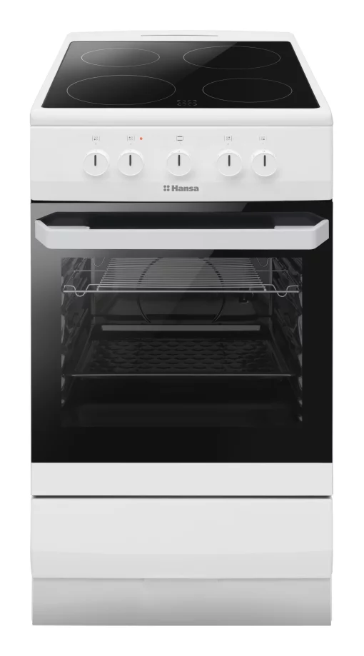 Плита Hansa електрична склокерамічна, 67л, 50x60см, білий