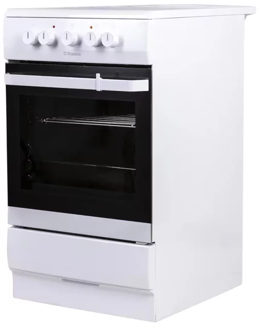 Плита Hansa електрична склокерамічна, 67л, 50x60см, білий