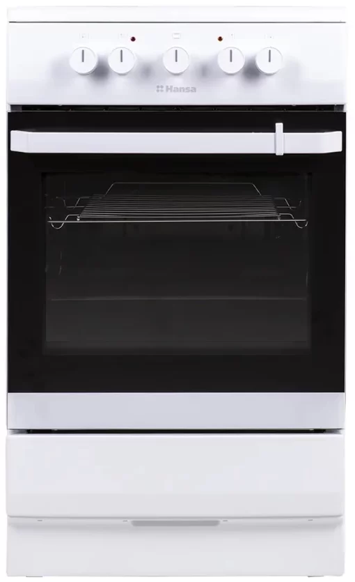 Плита Hansa електрична склокерамічна, 67л, 50x60см, білий