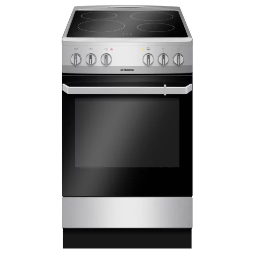 Плита Hansa електрична склокерамічна, 50х60см, 62л, нержавіюча сталь