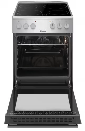 Плита Hansa електрична склокерамічна, 50х60см, 62л, нержавіюча сталь
