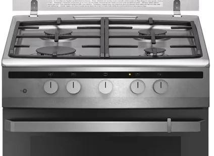 Плита Hansa газова, 56л, 60x60см, чавун, нерж