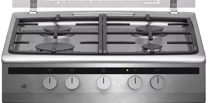 Плита Hansa газова, 56л, 60x60см, чавун, нерж