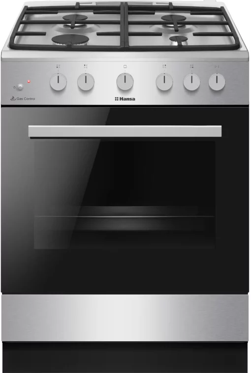 Плита Hansa газова, 70л, 60x60см, чавун, нерж