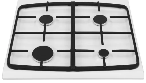 Плита Hansa газова, 71л, 60x60см, конвекція, чавун, білий