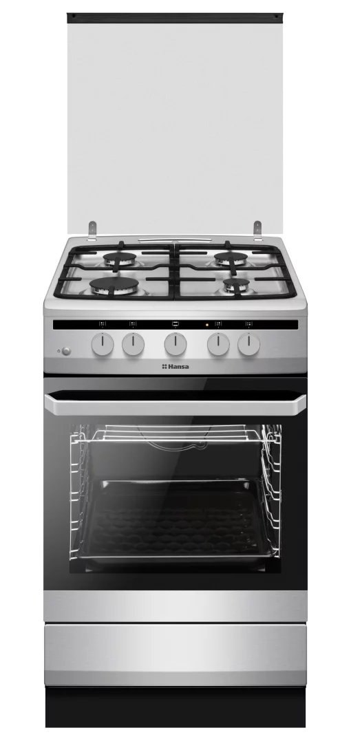 Плита Hansa газова, 60л, 50x60см, чавун, нерж