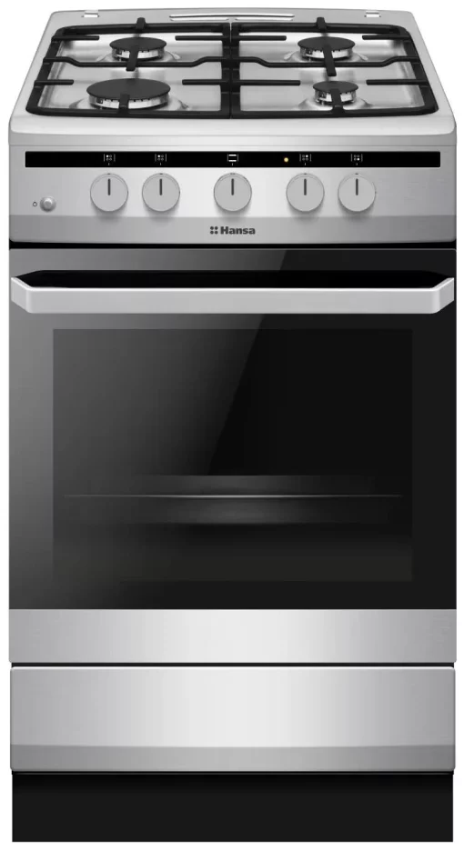 Плита Hansa газова, 60л, 50x60см, чавун, нерж