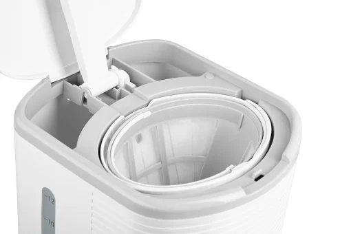 Кавоварка Ardesto крапельна White stripes 1.5л, мелена, біло-сірий