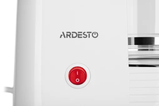 Кавоварка Ardesto крапельна White stripes 1.5л, мелена, біло-сірий