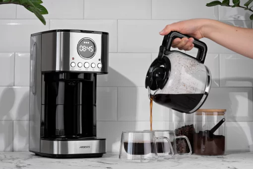 Кавоварка Ardesto крапельна Steel Collection1.5л, мелена, сріблястий