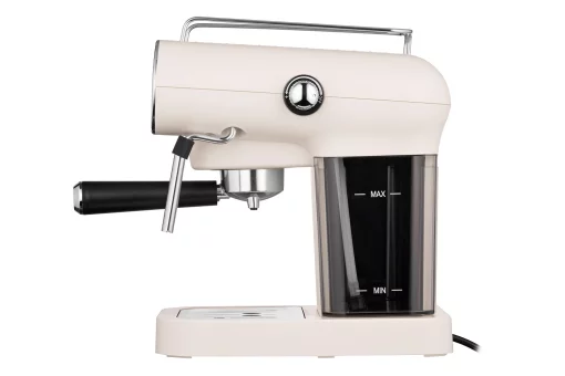 Кавоварка Ardesto ріжкова Vintage Dream 1.2л, мелена, ручний капучинатор, підігрів чашок, бежевий