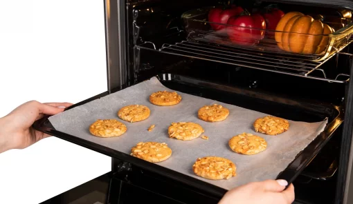 Плита Hansa комбінована, 65л, 50x60см, дисплей, конвекція, чавун, нерж