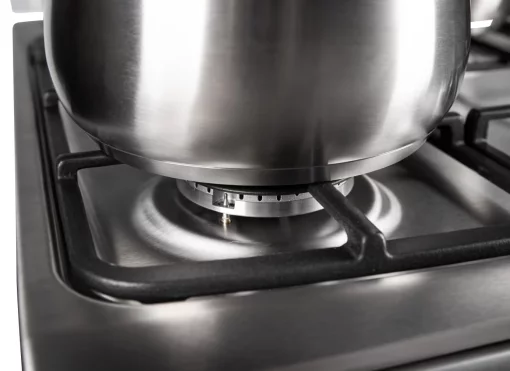 Плита Hansa комбінована, 65л, 50x60см, дисплей, конвекція, чавун, нерж