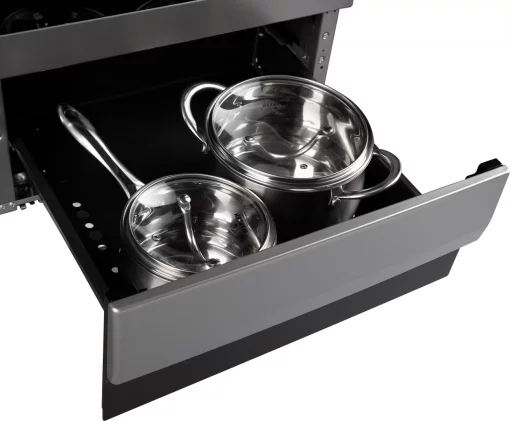 Плита Hansa комбінована, 65л, 50x60см, дисплей, конвекція, чавун, нерж