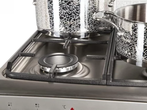 Плита Hansa комбінована, 62л, 50x60см, дисплей, конвекція, чавун, нерж