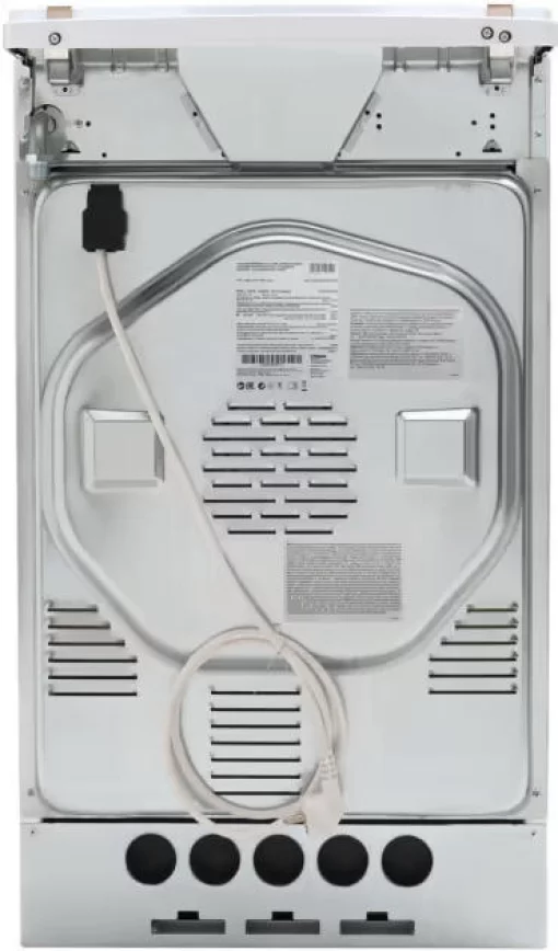 Плита Hansa комбінована, 62л, 50x60см, конвекція, чавун, білий