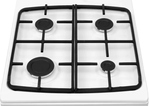 Плита Hansa комбінована, 50х60см, 62л, чавун, газ контр., дисплей, білий