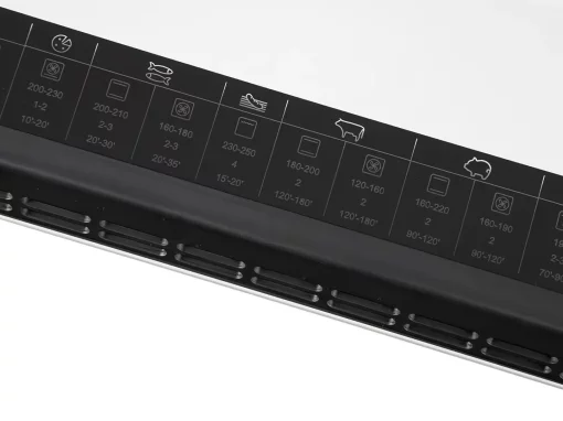 Плита Hansa комбінована, 65л, 50x60см, дисплей, конвекція, чавун, білий