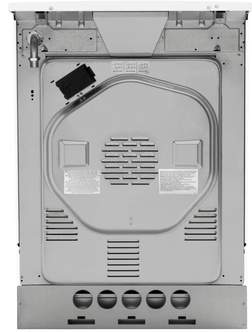 Плита Hansa з комбі. вар. поверхнею, 60х60см, 62л, емаль, газ контр., дисплей, білий