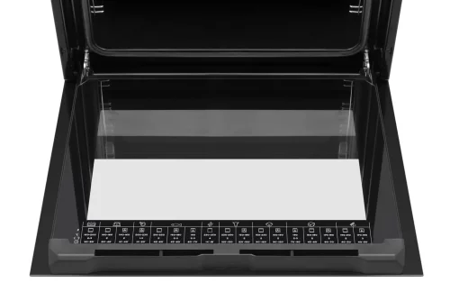 Плита Hansa комбінована, 77л, 60x60см, дисплей, конвекція, чавун, білий