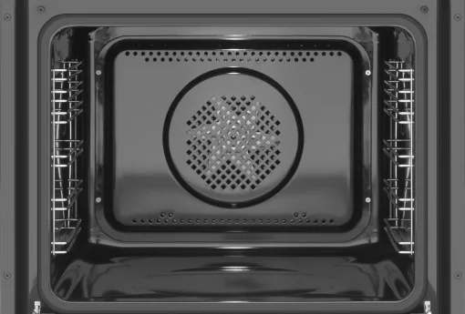 Плита Hansa комбінована, 77л, 60x60см, дисплей, конвекція, чавун, білий