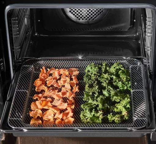 Плита Hansa комбінована, 77л, 60x60см, дисплей, конвекція, чавун, білий