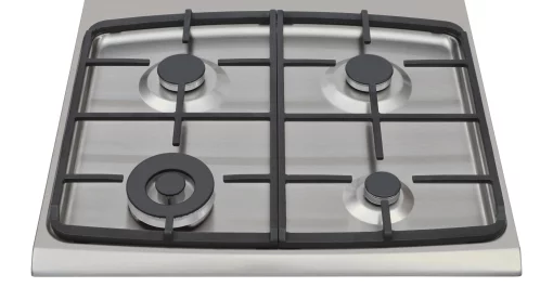 Плита Hansa комбінована, 77л, 60x60см, дисплей, конвекція, чавун, нерж