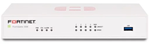 Міжмережевий екран Fortinet FG-30E 1xGE WAN, 4xGE LAN