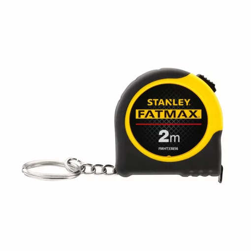 Рулетка Stanley FATMAX, 2м, 13мм, корпус двокомпонентний/гумовий