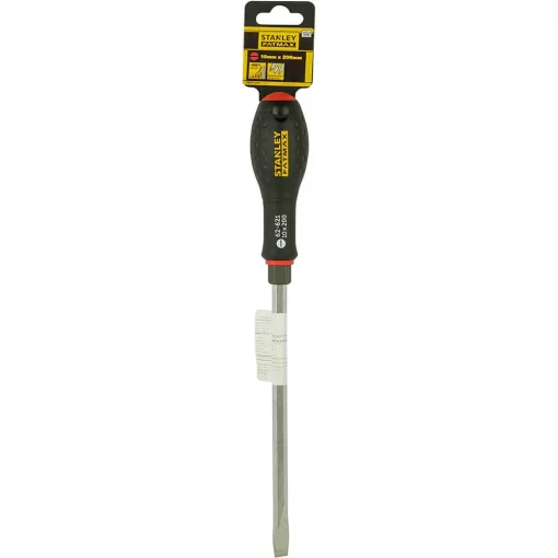 Викрутка FatMax з довжиною жала 200 мм під шліць SL10 з шестигранником під ключ STANLEY FMHT1-62621