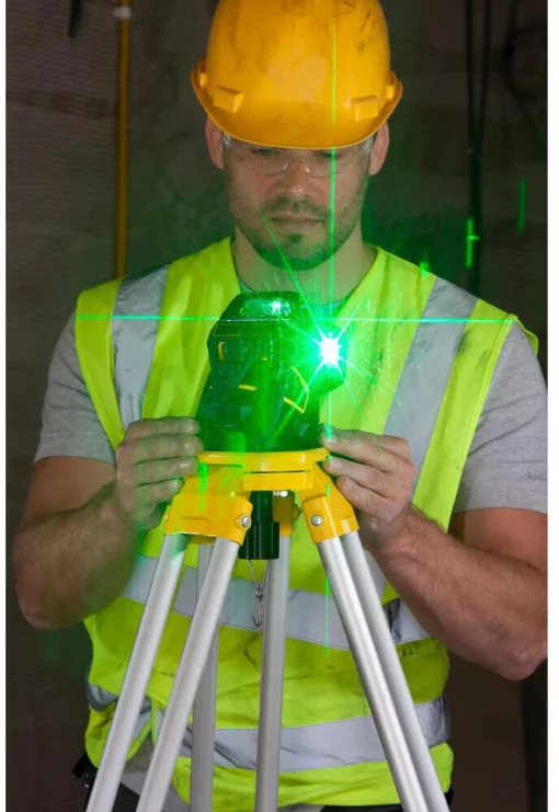 Рівень лазерний FatMax®MultilineGreen трипроменевий площинний самовирівнюючий, чемодан STANLEY FMHT1-77356