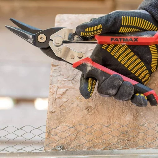 Ножиці по металу Stanley FatMax ERGO Aviation, ліві, 250мм