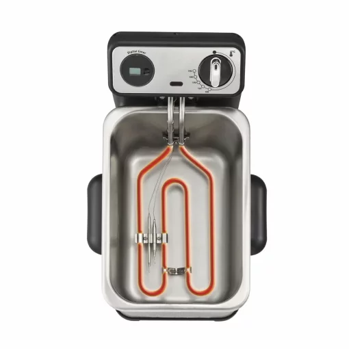 Фритюрниця Tefal Filtra Pro, 2400Вт, ємність-3л, механічне керув., від 150°C до 190°C нержавіюча сталь, чорний