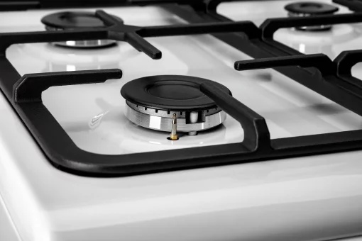 Плита ARDESTO комбі, 52л, 50x60см, чавун, підсвічування, форсунки LPG (підключення газового балона), білий