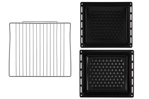 Плита ARDESTO комбі, 52л, 50x60см, конвекція, чавун, підсвічування, форсунки LPG (підключення газового балона), чорний