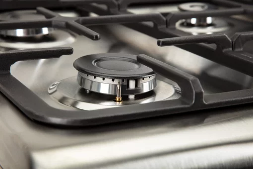 Плита ARDESTO комбі, 52л, 50x60см, конвекція, чавун, підсвічування, форсунки LPG (підключення газового балона), сріблястий