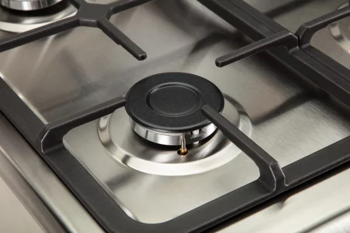 Плита ARDESTO комбі, 52л, 50x60см, конвекція, чавун, підсвічування, форсунки LPG (підключення газового балона), сріблястий