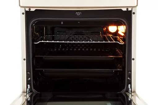 Плита ARDESTO комбі, 52л, 50x60см, конвекція, чавун, підсвічування, форсунки LPG (підключення газового балона), сріблястий