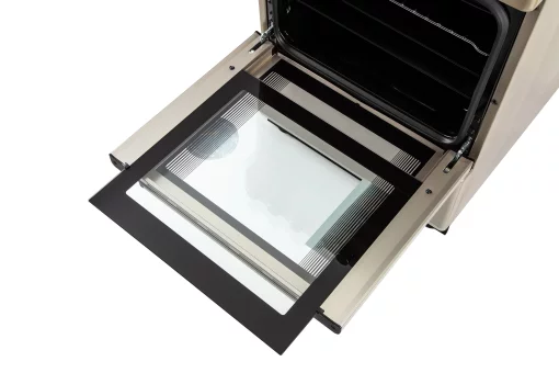 Плита ARDESTO комбі, 52л, 50x60см, конвекція, чавун, підсвічування, форсунки LPG (підключення газового балона), сріблястий