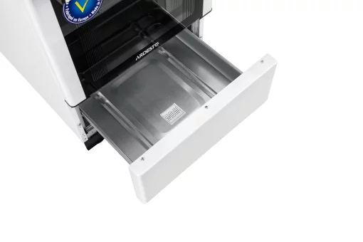 Плита ARDESTO комбі, 52л, 50x60см, конвекція, чавун, підсвічування, форсунки LPG (підключення газового балона), білий