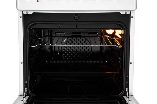 Плита ARDESTO комбі, 52л, 50x60см, конвекція, чавун, підсвічування, форсунки LPG (підключення газового балона), білий