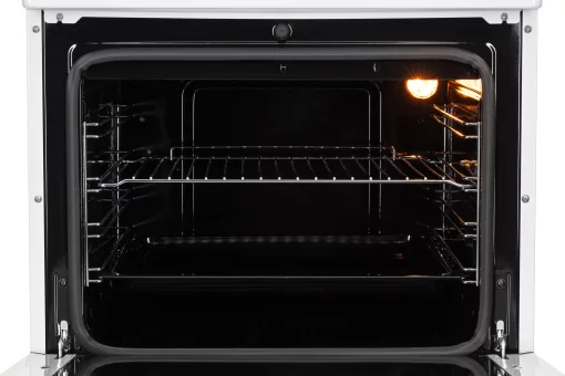 Плита ARDESTO комбі, 64л, 60x60см, підсвічування, форсунки LPG (підключення газового балона), знімні направляючі, білий