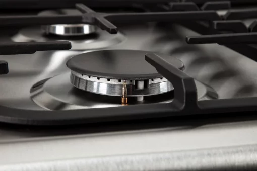 Плита ARDESTO комбі, 64л, 60x60см, конвекція, чавун, підсвічування, форсунки LPG (підключення газового балона), знімні направляючі, сріблястий