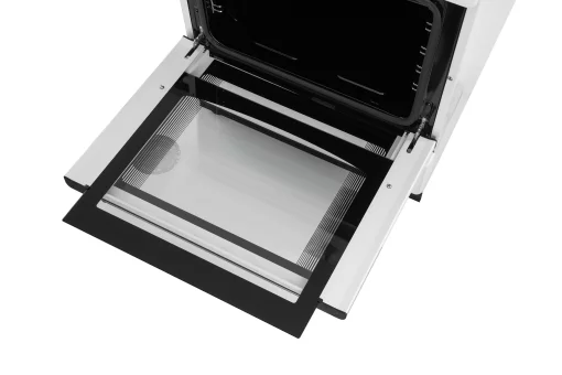 Плита ARDESTO комбі, 64л, 60x60см, конвекція, чавун, підсвічування, форсунки LPG (підключення газового балона), знімні направляючі, білий