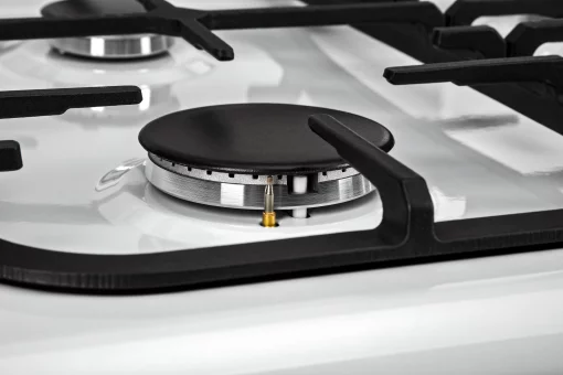 Плита ARDESTO комбі, 64л, 60x60см, конвекція, чавун, підсвічування, форсунки LPG (підключення газового балона), знімні направляючі, білий