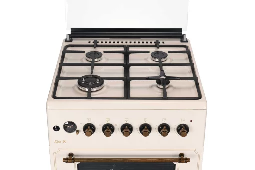 Плита ARDESTO комбі Line-R, 53л, 60x60см, конвекція, чавун, підсвічування, форсунки LPG (підключення газового балона), бежевий