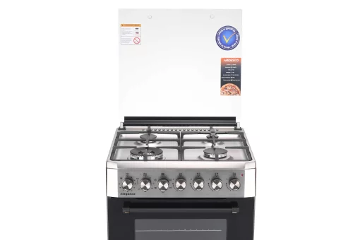 Плита ARDESTO комбі Elegance, 66л, 60x60см, конвекція, чавун, підсвічування, форсунки LPG (підключення газового балона), знімні направляючі, нерж