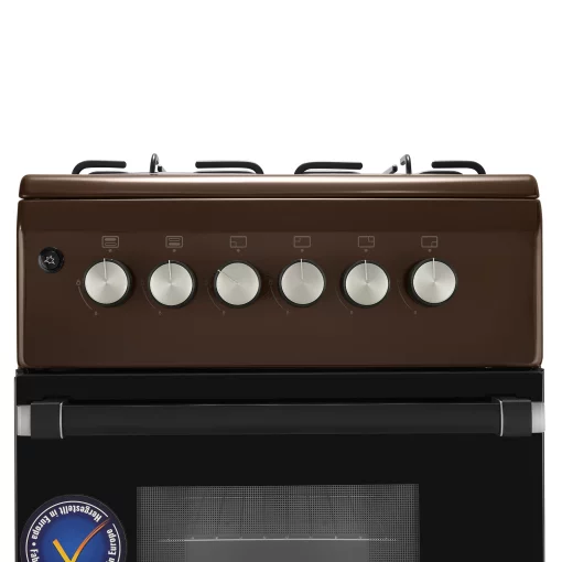 Плита Ardesto газова, 50л, 50x60см, електропідпал, форсунки LPG (підключення газового балона), коричневий