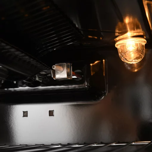 Плита Ardesto газова, 50л, 50x60см, скляна кришка, електропідпал, таймер, термометр, каво адаптер, форсунки LPG (підключення газового балона), чорний